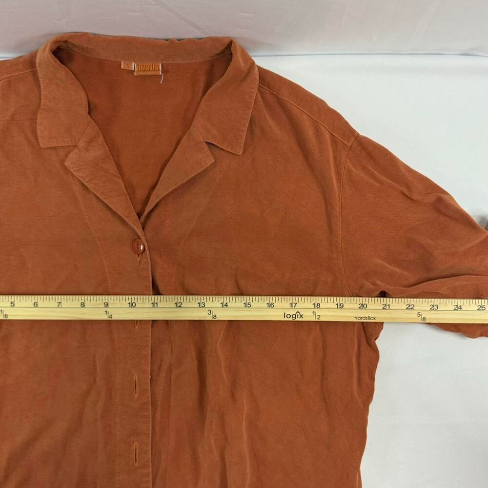 Tianello Button Up Shirt Really Good Material Retail For About $130+ Size S - Picture 6 of 6
